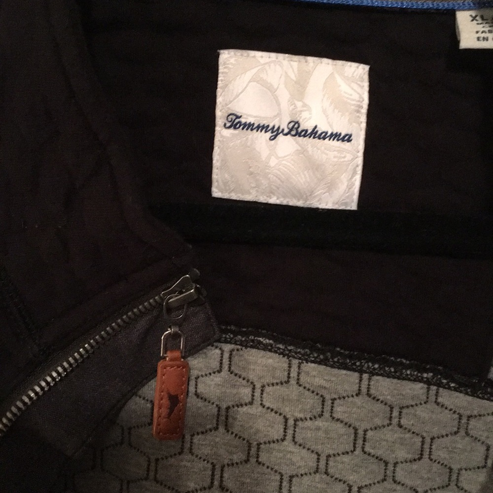 TOMMY BAHAMA HEAVY ZIP UP JACKET